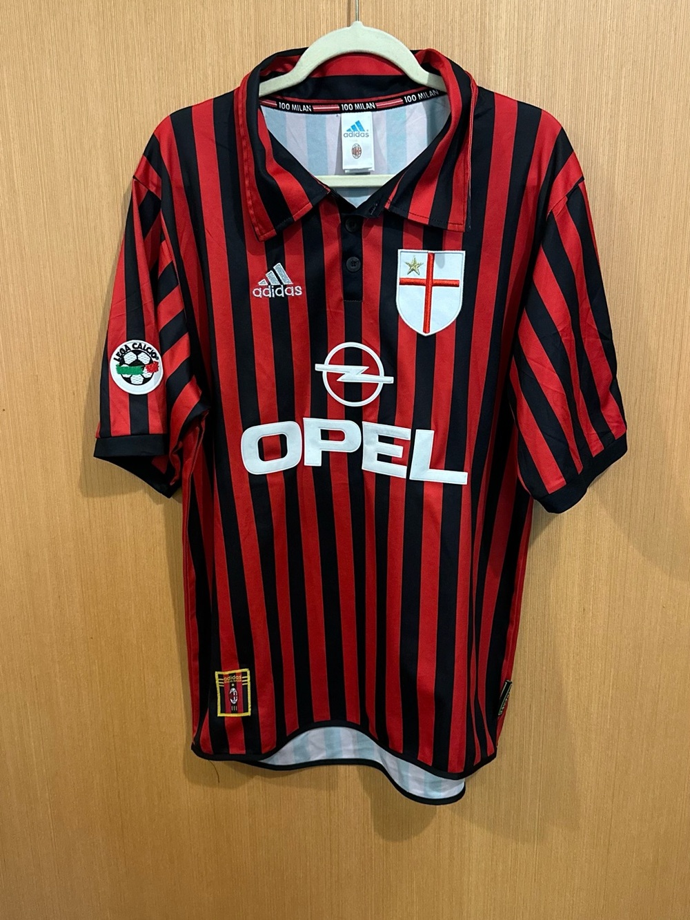 Adidas AC Milan 1999–2000 Centenary home jersey | Size L
